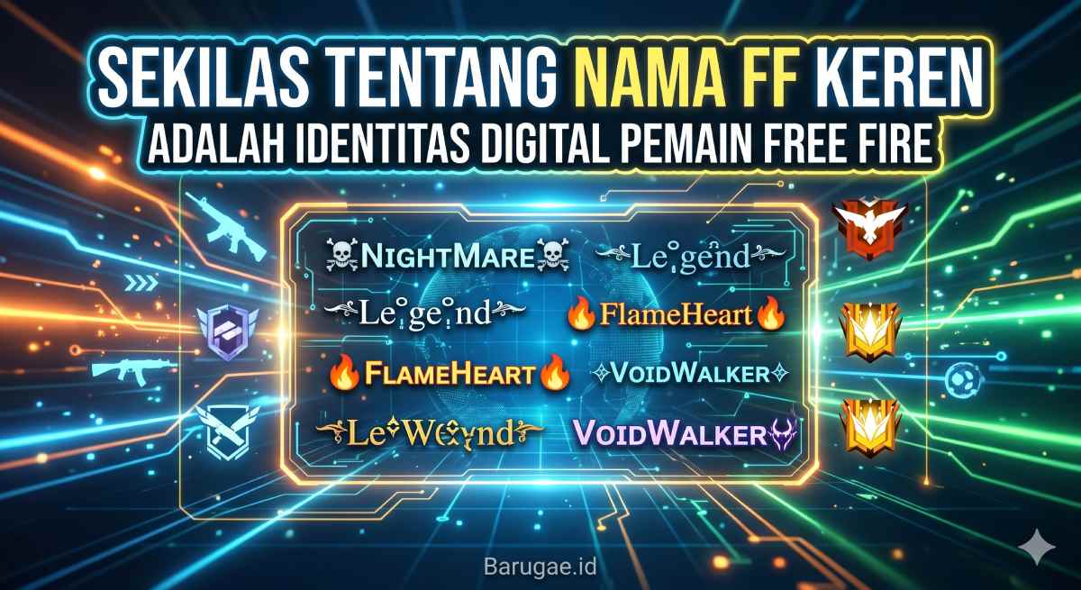 1001+ Nama FF Keren 2026 Terbaru: Unik, Seram, dan Bikin Pro Player Minder!
