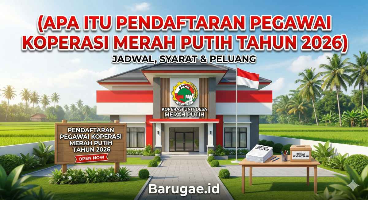 Apa Itu Pendaftaran Pegawai Koperasi Merah Putih Tahun 2026?