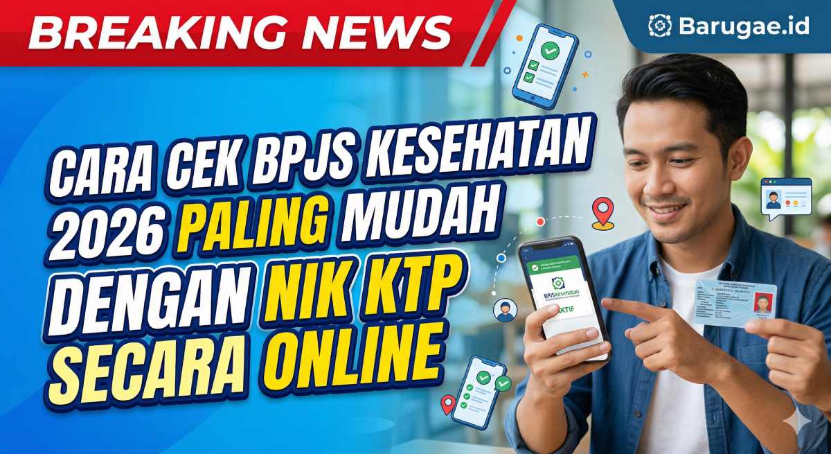 Cara Cek BPJS Kesehatan 2026 Paling Mudah Dengan NIK KTP Secara Online