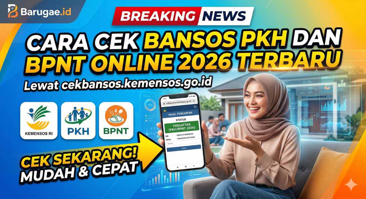 Cara Cek Bansos PKH dan BPNT Online 2026 Terbaru Lewat cekbansos.kemensos.go.id