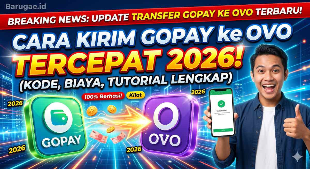 Cara Kirim GoPay ke OVO Tercepat 2026: Kode, Biaya, dan Tutorial Lengkap