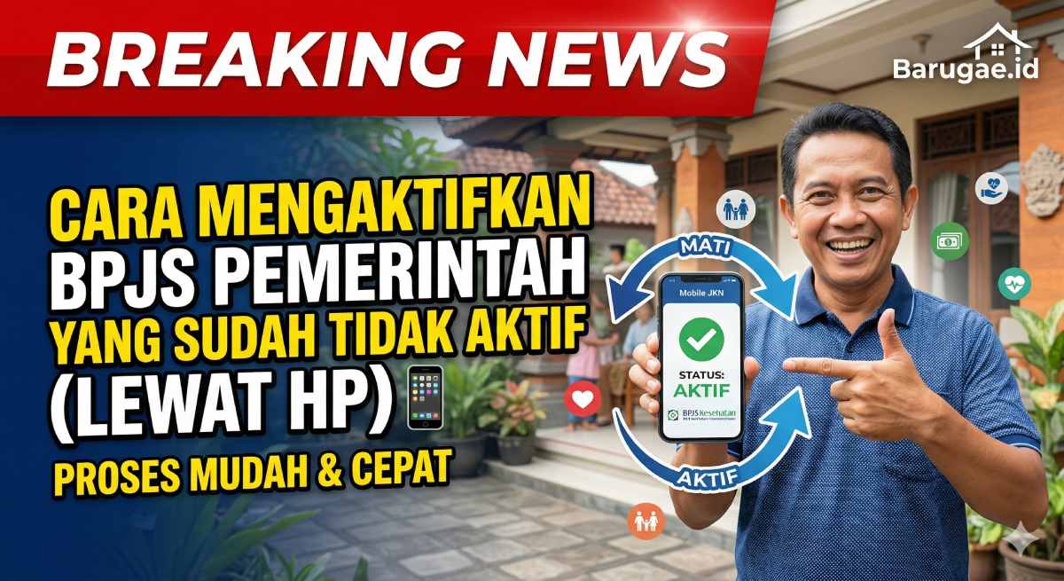 Cara Mengaktifkan BPJS Pemerintah Yang Sudah Tidak Aktif Lewat HP