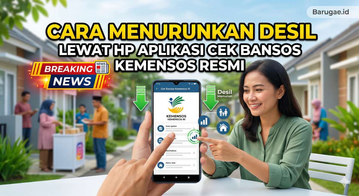 Cara Menurunkan Desil Lewat HP 2026: Trik Rahasia Lolos DTKS Kemensos