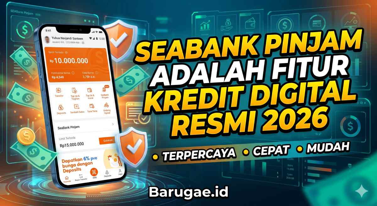 Cara Pinjam Uang di SeaBank 2026: Cair 30 Juta dalam Hitungan Menit!