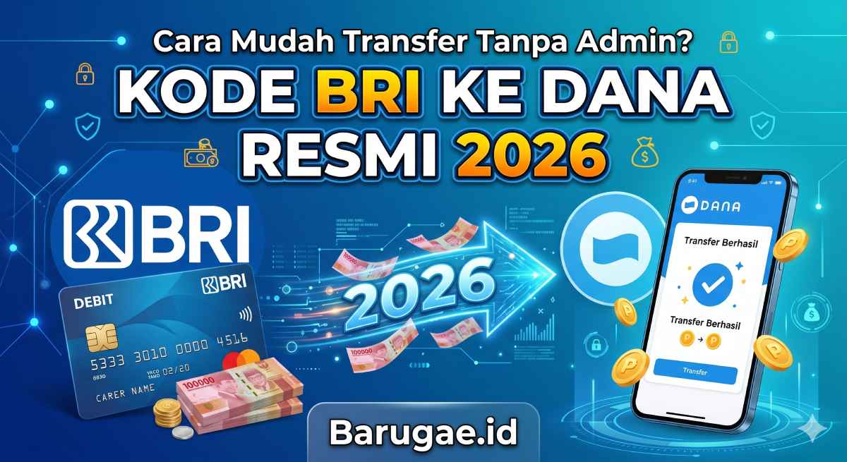 Cara Transfer BRI ke DANA 2026: Kode Resmi & Bebas Biaya