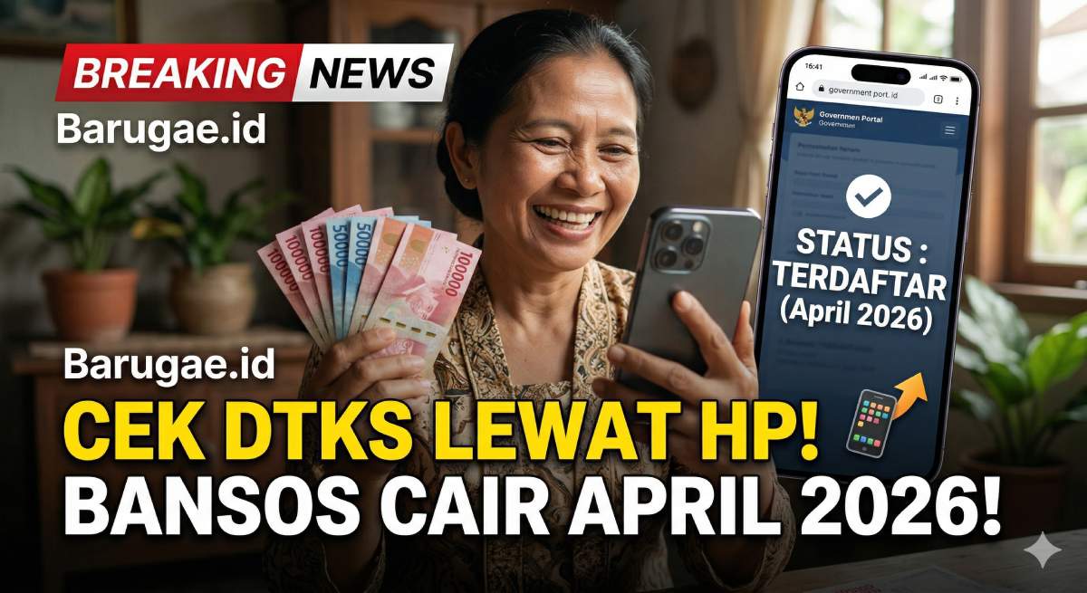 Cek DTKS Kemensos Online Terbaru 2026 Lewat Web Resmi Anti Gagal Khusus HP
