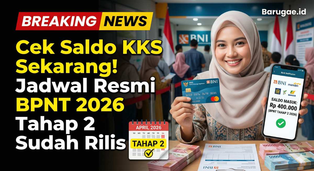 Cek Saldo KKS Sekarang! Jadwal Resmi BPNT 2026 Tahap 2 Sudah Rilis