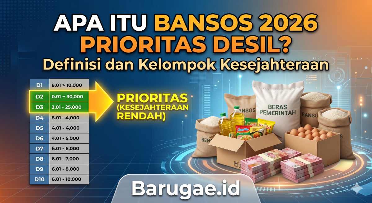 Daftar Bansos 2026 Prioritas Desil 1-4: Pastikan NIK KTP Kamu Terdaftar!