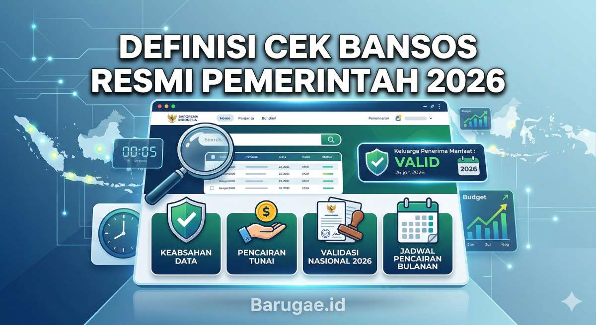 Definisi Cek Bansos Resmi Pemerintah 2026