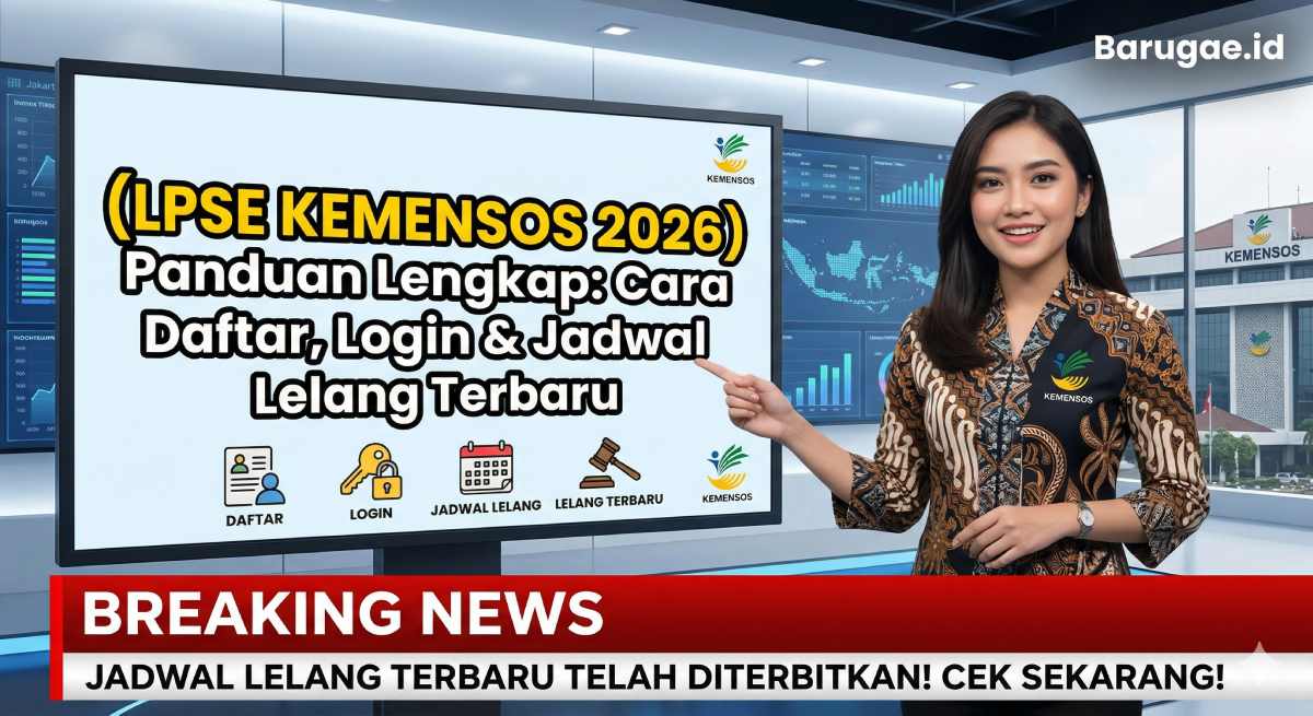 LPSE Kemensos 2026: Panduan Lengkap Cara Daftar, Login & Jadwal Lelang Terbaru