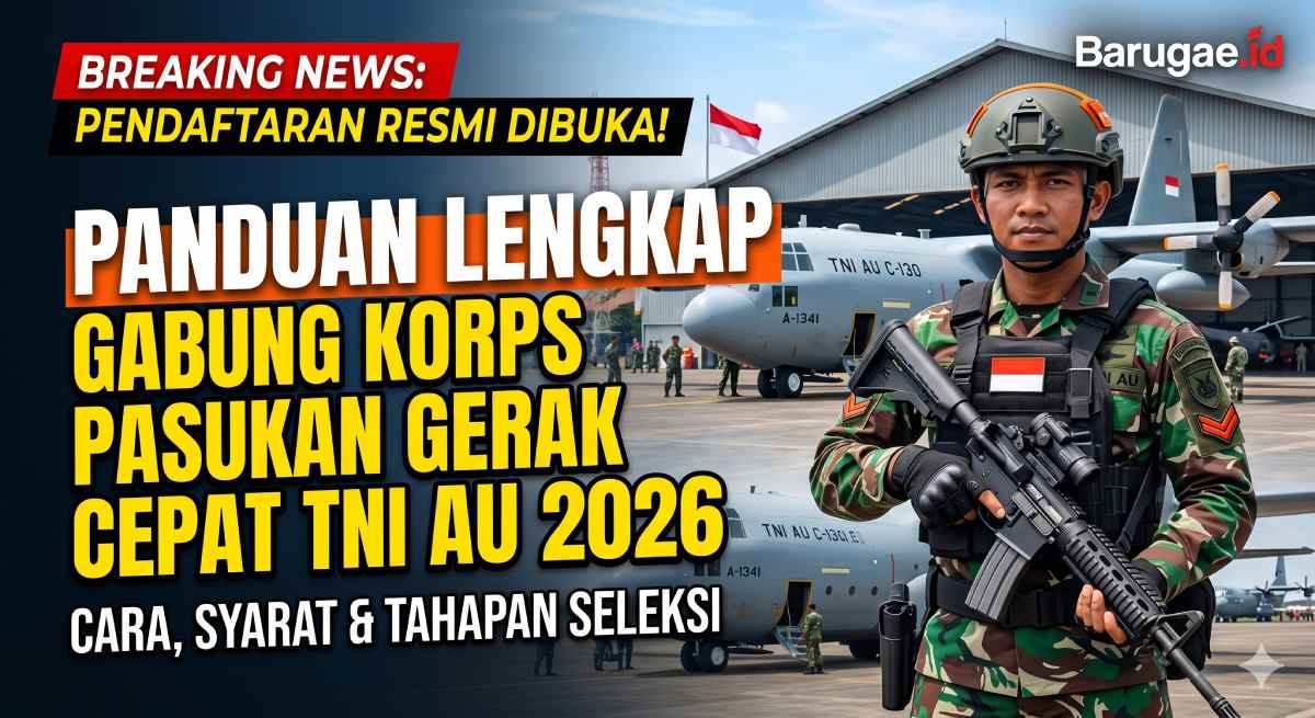 Panduan Lengkap Gabung Korps Pasukan Gerak Cepat TNI AU 2026