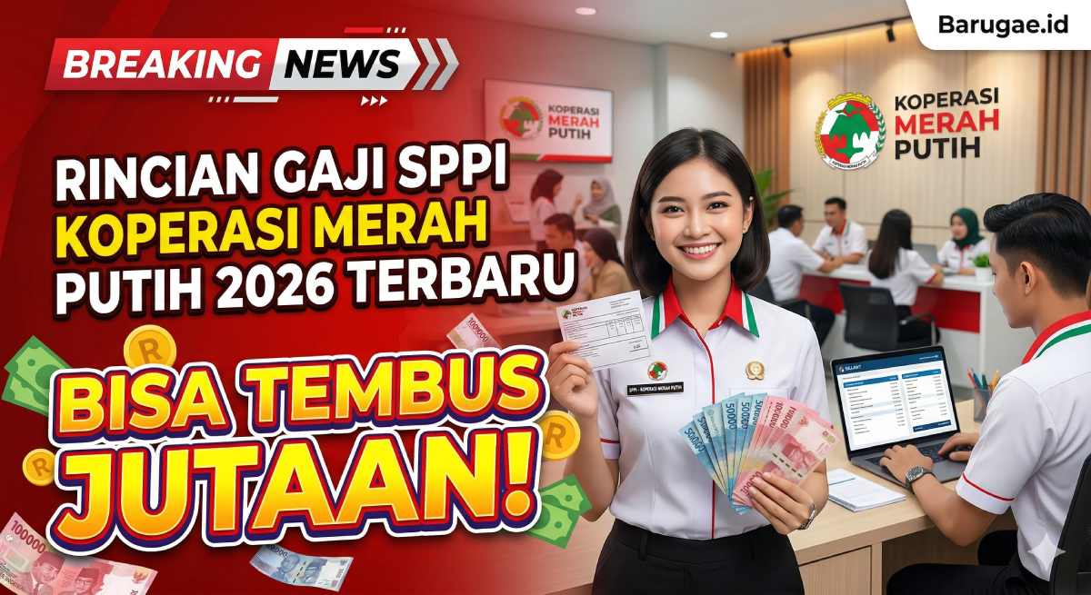 Rincian Gaji SPPI Koperasi Merah Putih 2026 Terbaru Bisa Tembus Jutaan