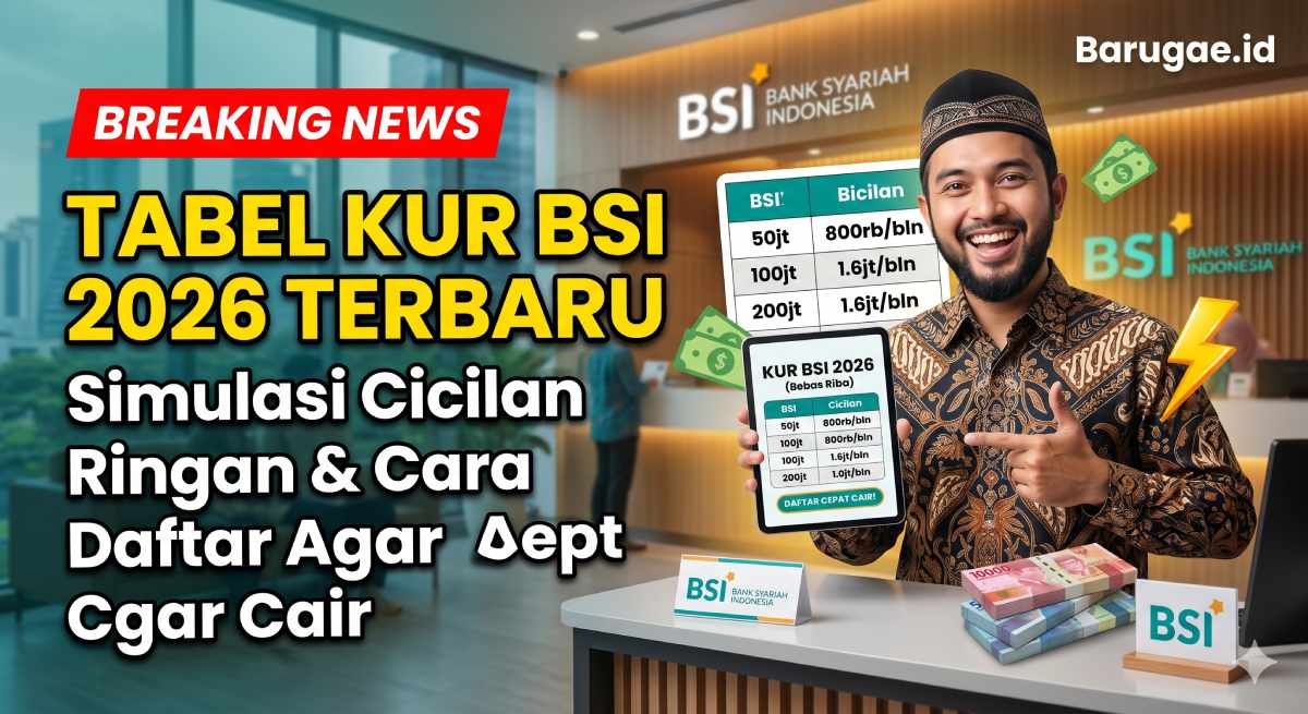Tabel KUR BSI 2026 Terbaru: Simulasi Cicilan Ringan dan Cara Daftar Agar Cepat Cair