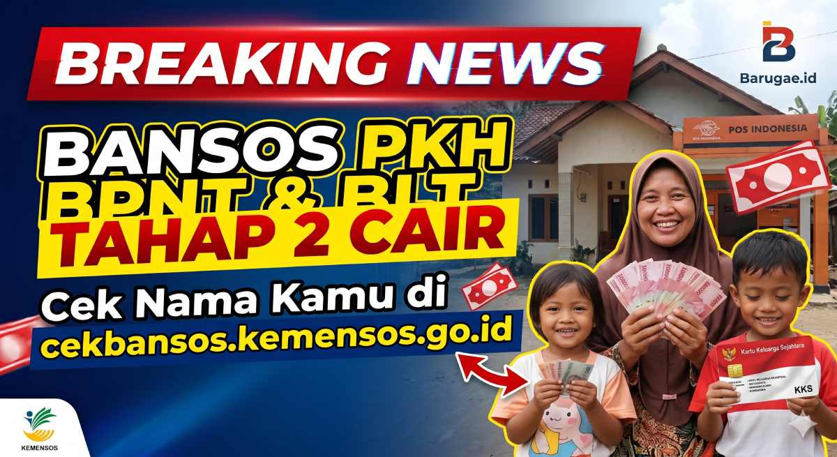 Bansos PKH BPNT & BLT Tahap 2 Cair : Cek Nama Kamu di cekbansos.kemensos.go.id